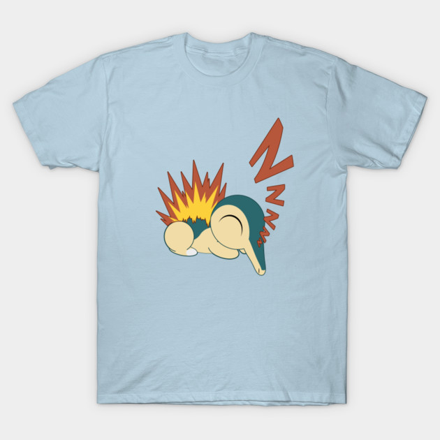 Sleeping Cyndaquil Adorable T Shirt Teepublic 3789